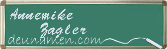 Annemike Zagler Visitenkarte